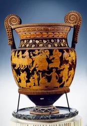 Red-figure volute krater, Apulian